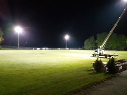 Neues Flutlicht
